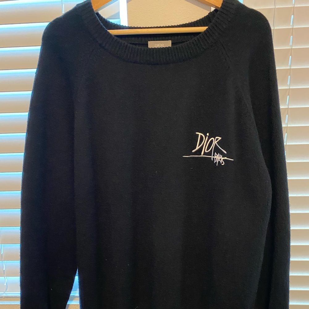 DIOR X SHAWN Sweater Cashmere Black